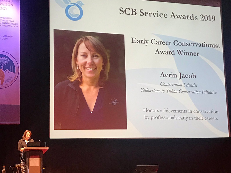 Learning from a leader in conservation Dr. Aerin Jacob