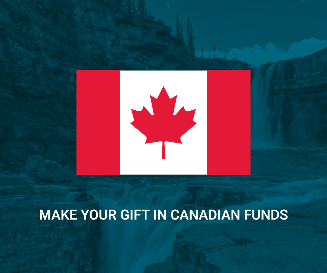 Make your donation in Canadian funds