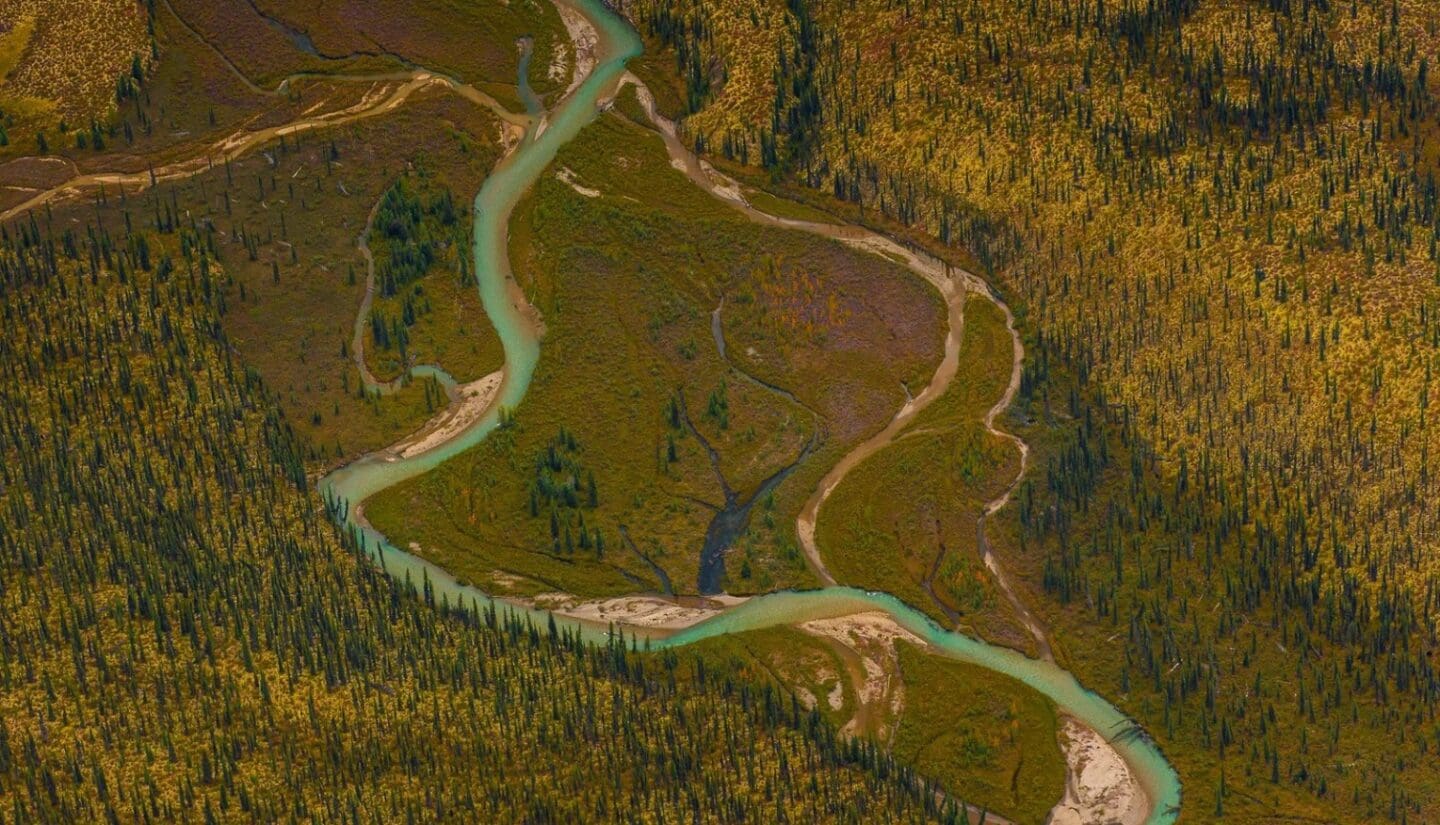 Tayu Hayward, Yukon Territory's Peel Watershed from the air
