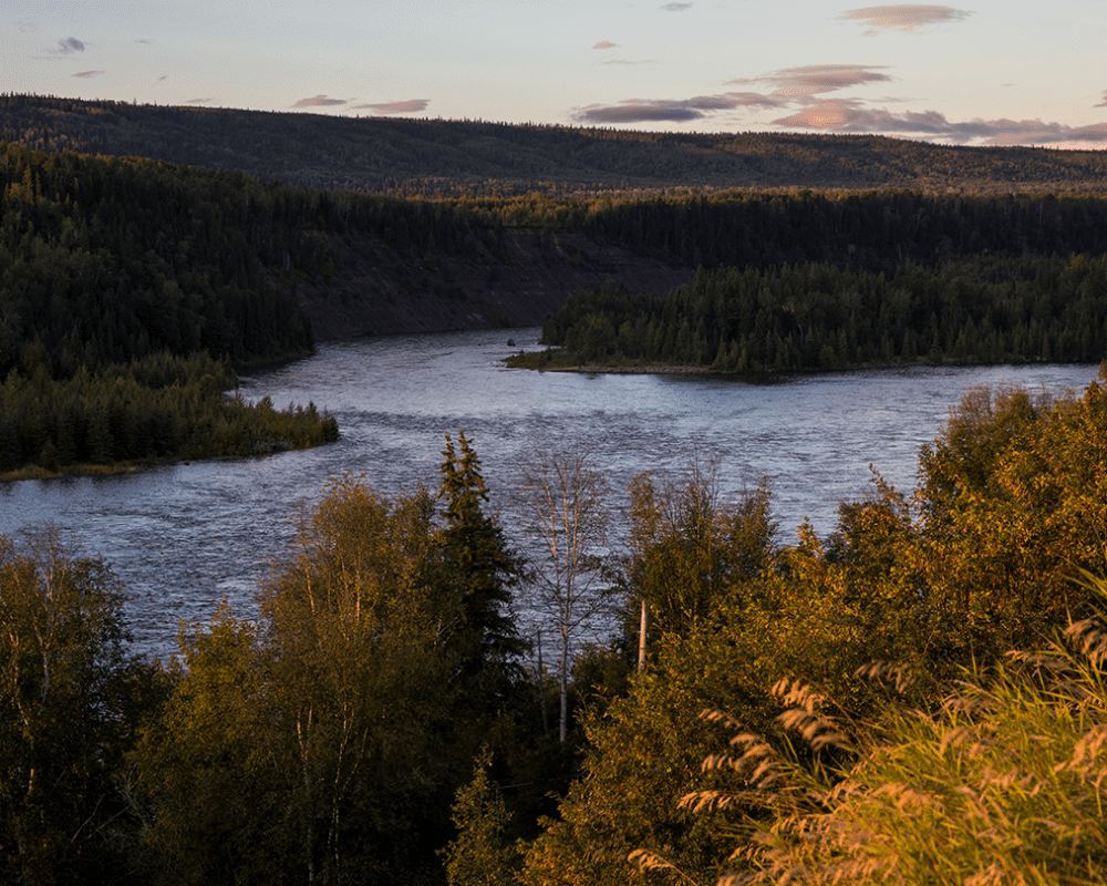 Peace River valley in 2021. Photo: David Moskowitz.