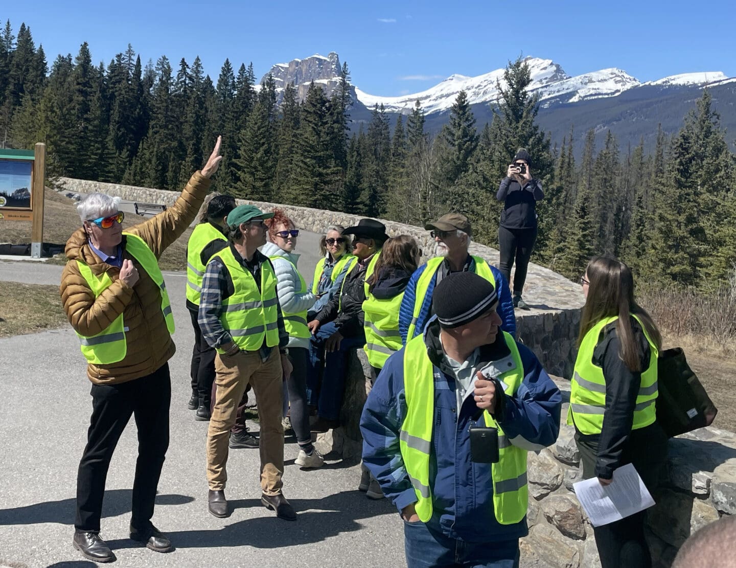 A field trip to see wildlife crossings in the Bow Valley was part of the Canadian Ecological Connectivity Conference